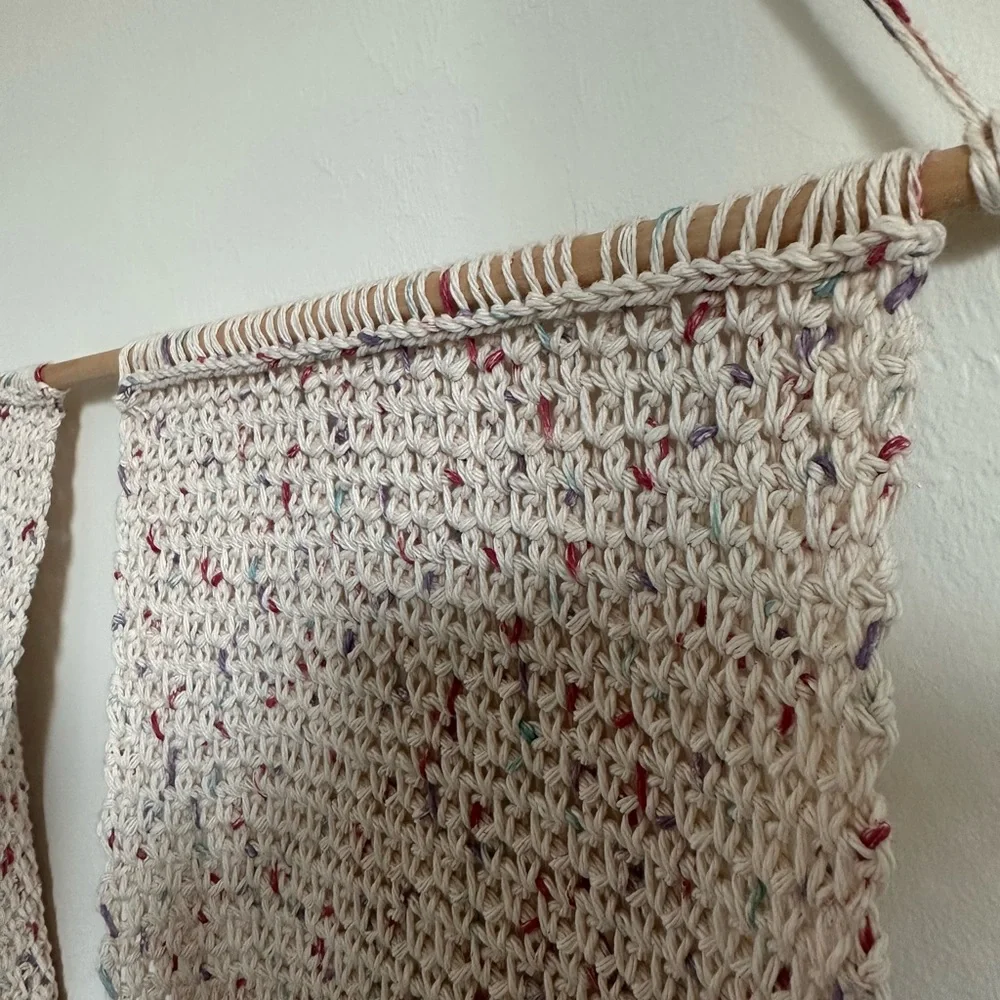 Boho Macrame Wall Hanging with Tassels
